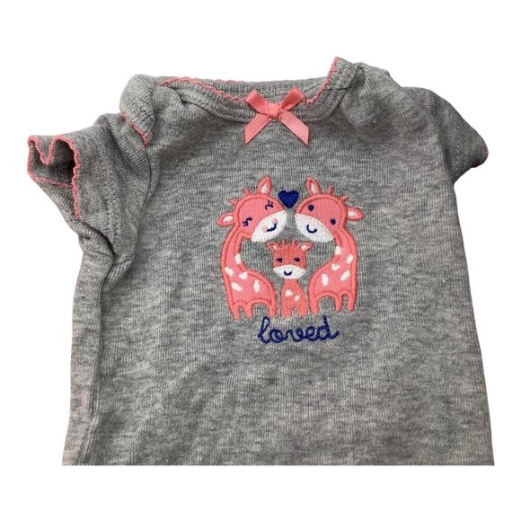 Carter's Child of Mine Baby Girl Bodysuits 4 Pack Size 24M Short Sleeve Tee - Picture 7 of 12